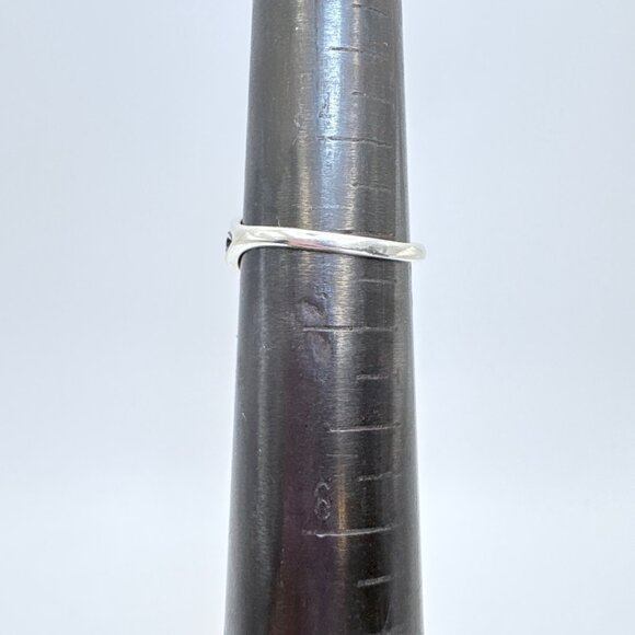 VTG Sterling Silver 925 Mother of Pearl Scroll Design Statement Ring Size 4.5 - Picture 6 of 8